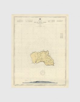 Carta de 1940 – Arquipélago dos Açores – Ilha de Santa Maria