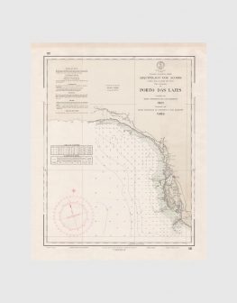 Carta de 1966 – Arquipélago dos Açores – Costa Sul da Ilha do Pico, Porto das Lajes