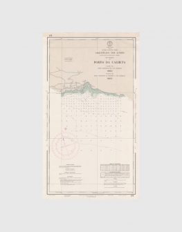 Carta de 1966 – Arquipélago dos Açores – Costa Sul da Ilha de S. Jorge, Porto da Calheta