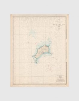 Carta de 1937 – Arquipélago da Madeira – Ilha de Porto Santo