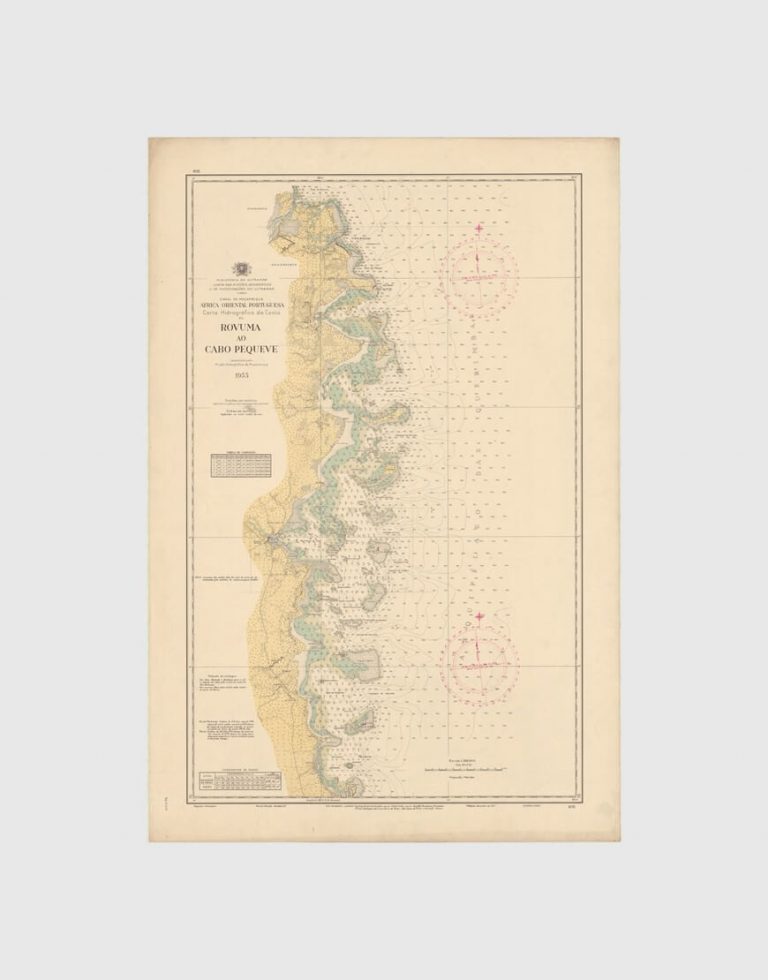Carta de 1957 – Costa do Rovuma ao Cabo Pequeve